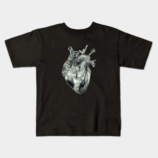 Anatomical Drawing of a Human Heart Kids T-Shirt